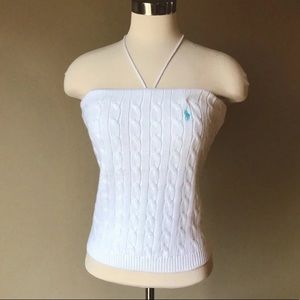 Ralph Lauren Polo Crochet Tube Top